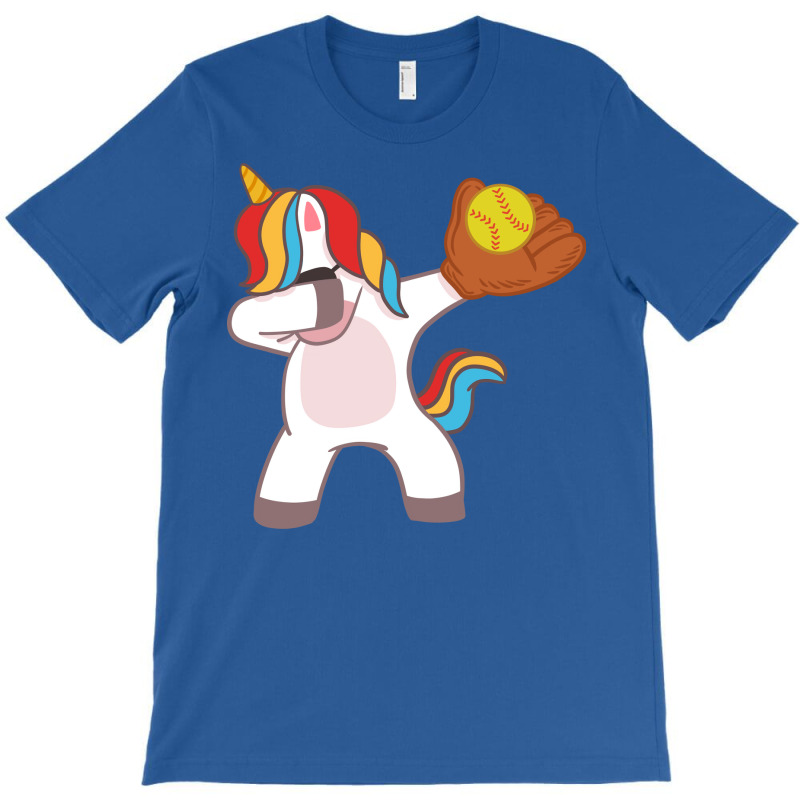 Softball Unicorn Dabbing Travel T-shirt | Artistshot