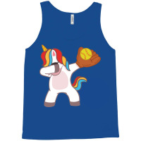 Softball Unicorn Dabbing Travel Tank Top | Artistshot