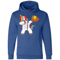 Softball Unicorn Dabbing Travel Champion Hoodie | Artistshot