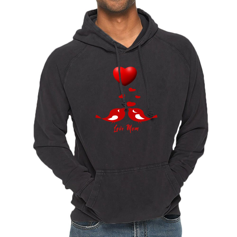 Happy Valentine's Day Vintage Hoodie by Claire J Tinsley | Artistshot