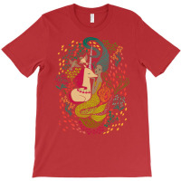 The Mermaid And The Unicorn Retro T-shirt | Artistshot