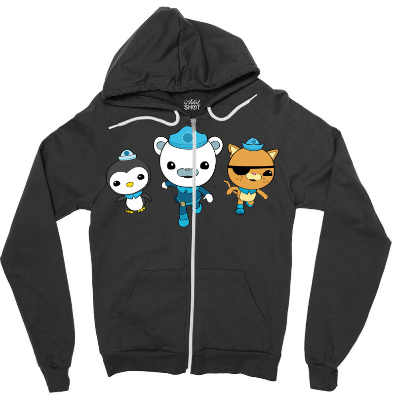 Octonauts Design Quote Zipper Hoodie | Artistshot