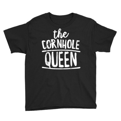 Cornhole Queen   Funny Bean Bag Toss T Shirt 4th Of July T Shirt Youth Tee Designed By Mayballard