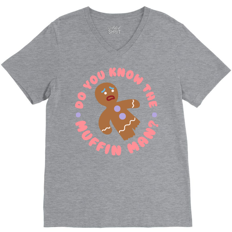 Do You Know The Muffin Man Tumblr V-neck Tee | Artistshot