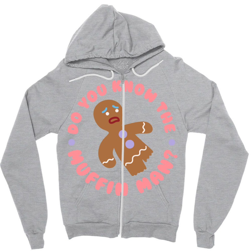 Do You Know The Muffin Man Tumblr Zipper Hoodie | Artistshot