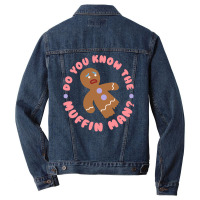 Do You Know The Muffin Man Tumblr Men Denim Jacket | Artistshot