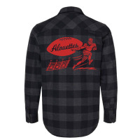 Vintage Football Montreal Alouettes Red Alouettes Wordmark Flannel Shirt | Artistshot