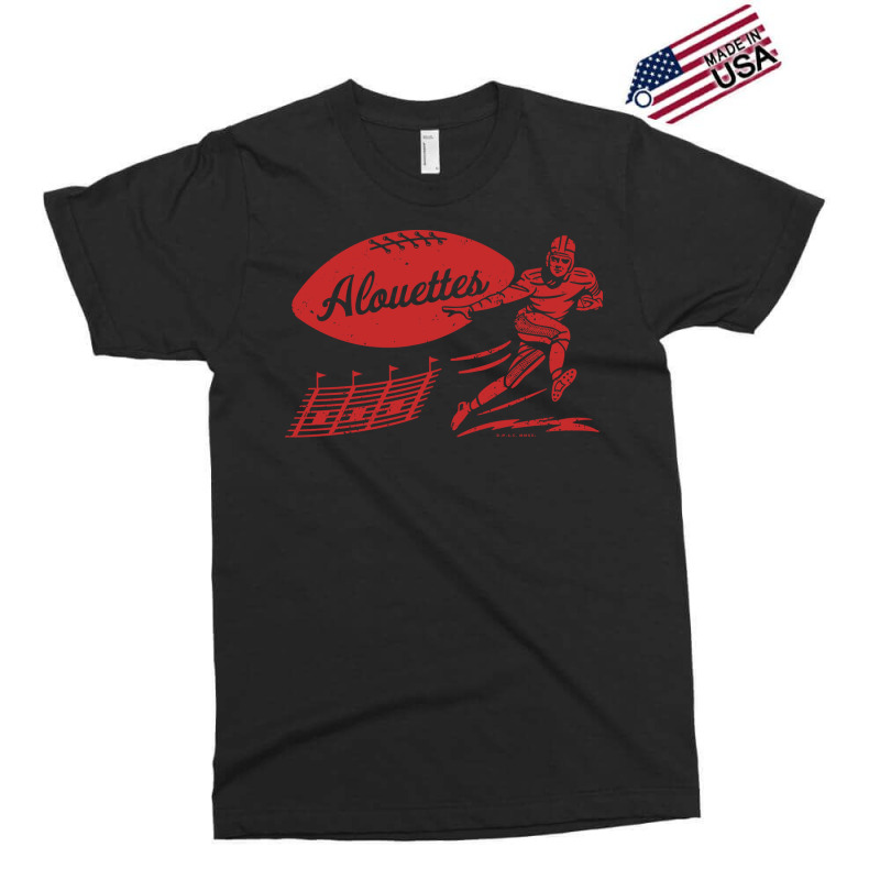 Vintage Football Montreal Alouettes Red Alouettes Wordmark Exclusive T-shirt | Artistshot