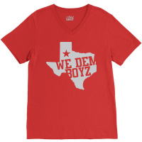 We Dem Boyz Red V-neck Tee | Artistshot