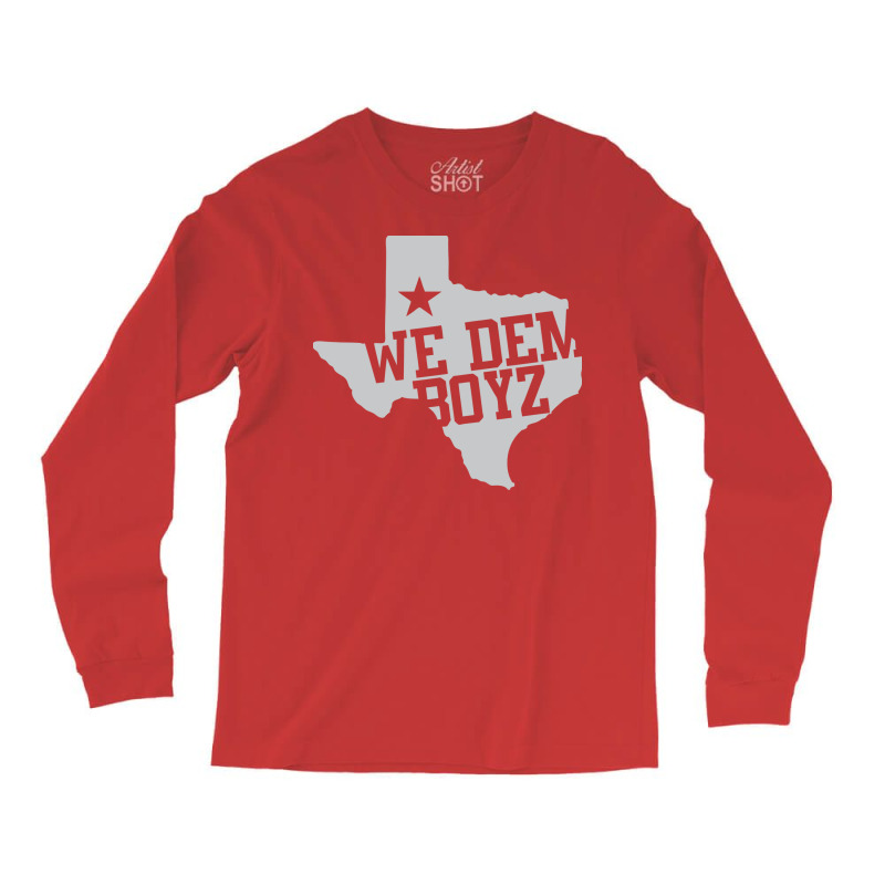 We Dem Boyz Red Long Sleeve Shirts | Artistshot