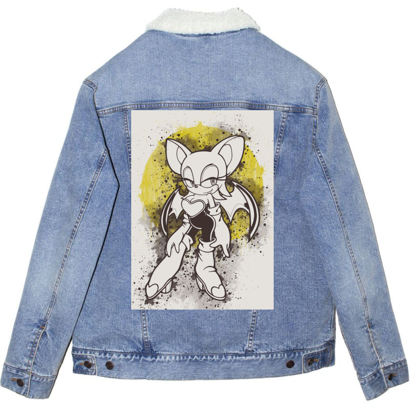 The Bat Anime Unisex Sherpa-lined Denim Jacket | Artistshot