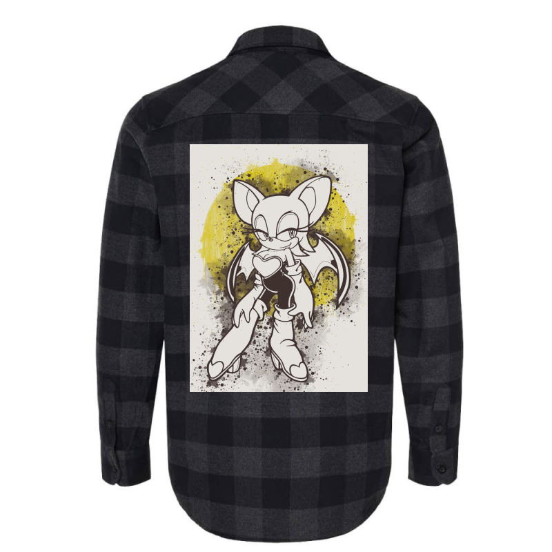 The Bat Anime Flannel Shirt | Artistshot