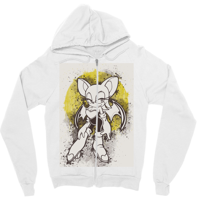 The Bat Anime Zipper Hoodie | Artistshot