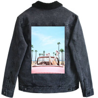 Long Beach Unisex Sherpa-lined Denim Jacket | Artistshot