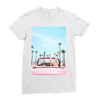 Long Beach Ladies Fitted T-shirt | Artistshot