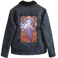 Lady Amalthea The Last Unicorn Unisex Sherpa-lined Denim Jacket | Artistshot