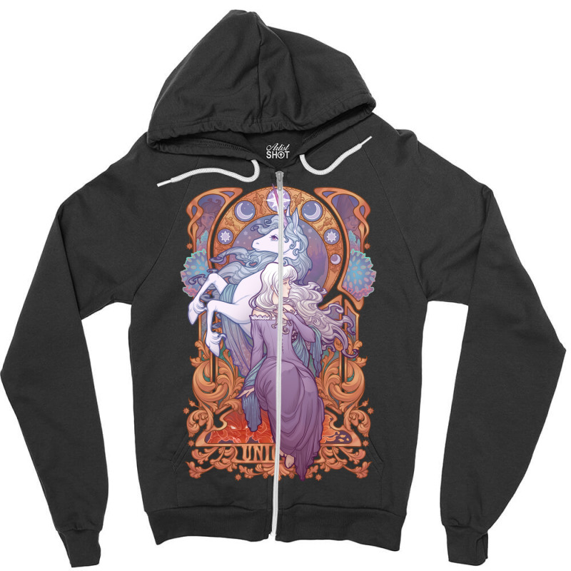 Lady Amalthea The Last Unicorn Zipper Hoodie | Artistshot