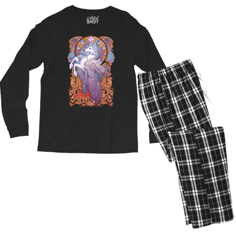 Lady Amalthea The Last Unicorn Men's Long Sleeve Pajama Set | Artistshot