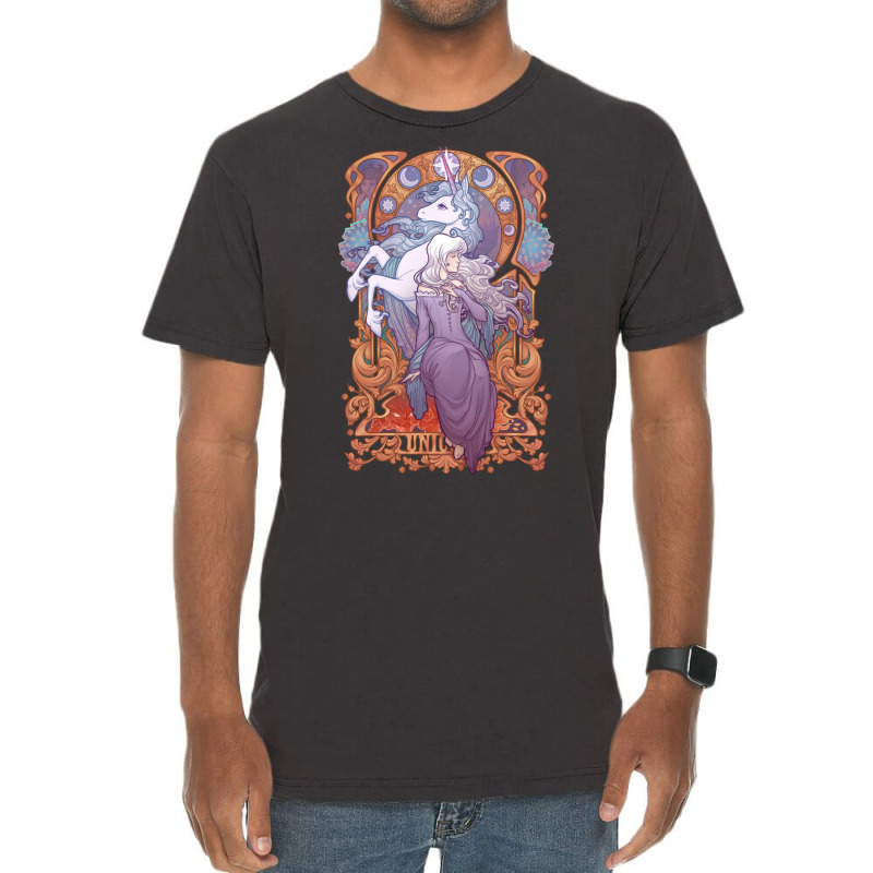 Lady Amalthea The Last Unicorn Vintage T-shirt | Artistshot