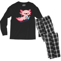 Never Stopping Dont Ax 80s Men's Long Sleeve Pajama Set | Artistshot