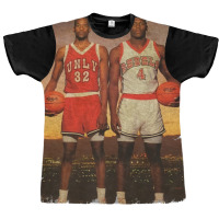 Stacey Augmon And Larry Johnson 1991 80s Graphic T-shirt | Artistshot