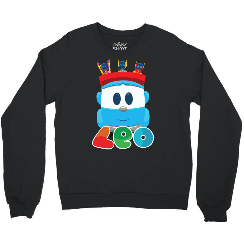 Leo The Truck And Robots Hipster Crewneck Sweatshirt | Artistshot