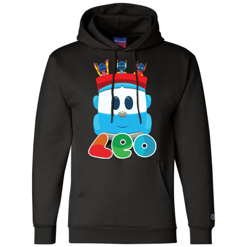 Leo The Truck And Robots Hipster Champion Hoodie | Artistshot