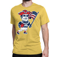 New England Football Mascot Girl Classic T-shirt | Artistshot