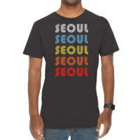 Seoul Trip Destination Gift Retro Vintage T-shirt | Artistshot