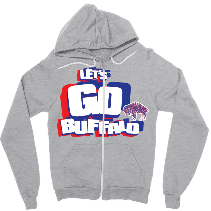 Lets Go Buffalo Trending Zipper Hoodie | Artistshot