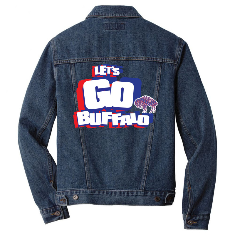 Lets Go Buffalo Trending Men Denim Jacket | Artistshot