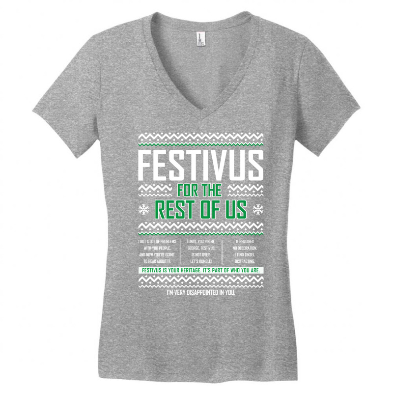 Festivus Cute Women's V-Neck T-Shirt by zaomohsiosiob | Artistshot