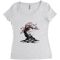 Cat Humanoid Holding Head Women's Triblend Scoop T-shirt | Artistshot