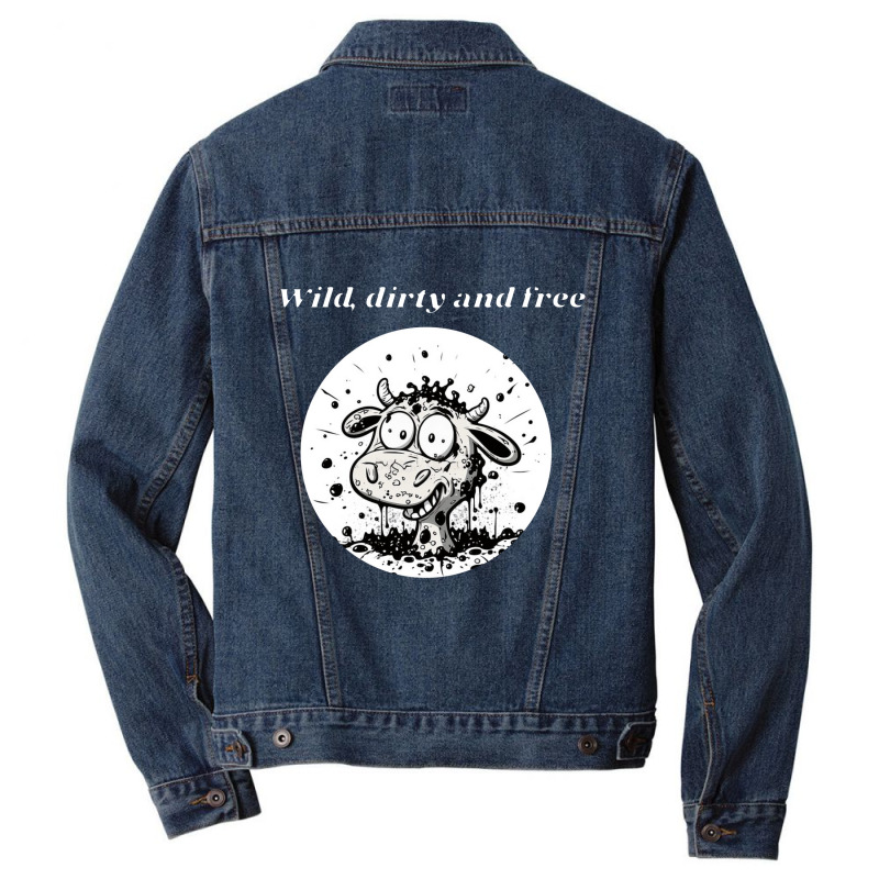 Food Trees Animal Men Denim Jacket by risacha | Artistshot