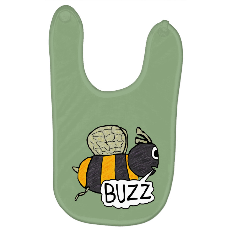 Bee Buzzing Bee Baby Bibs | Artistshot