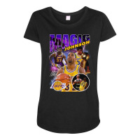 Magic Johnson 70s Maternity Scoop Neck T-shirt | Artistshot