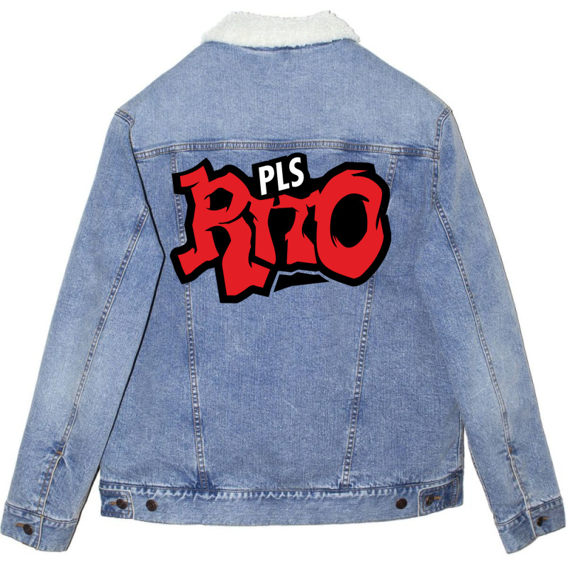 Rito Pls Unisex Sherpa-Lined Denim Jacket by omonovwomgm | Artistshot