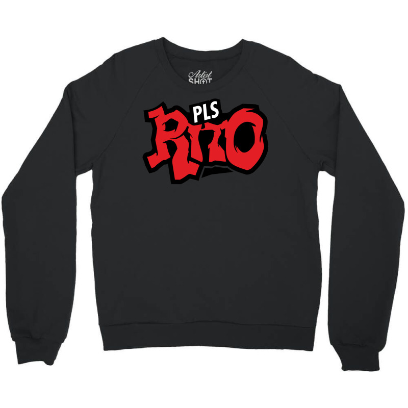 Rito Pls Crewneck Sweatshirt by omonovwomgm | Artistshot