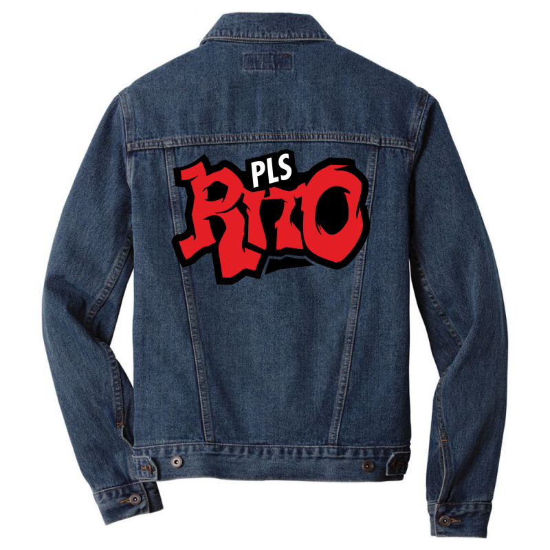 Rito Pls Men Denim Jacket by omonovwomgm | Artistshot