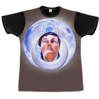 Priestess Of The Moon Round Graphic T-shirt | Artistshot