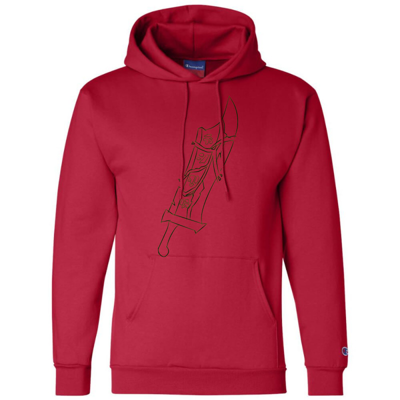 Riven Blade Champion Hoodie by omonovwomgm | Artistshot