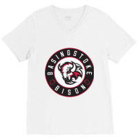 Basingstoke Bison V-neck Tee | Artistshot