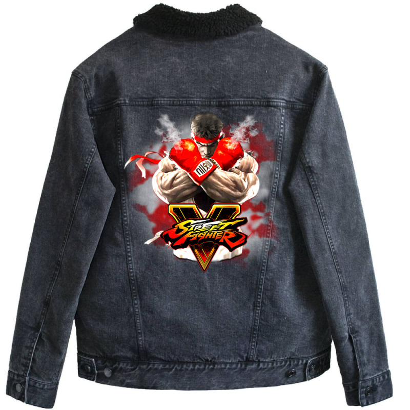 Sf Gaming T Shirt Unisex Sherpa-Lined Denim Jacket by omonovwomgm | Artistshot