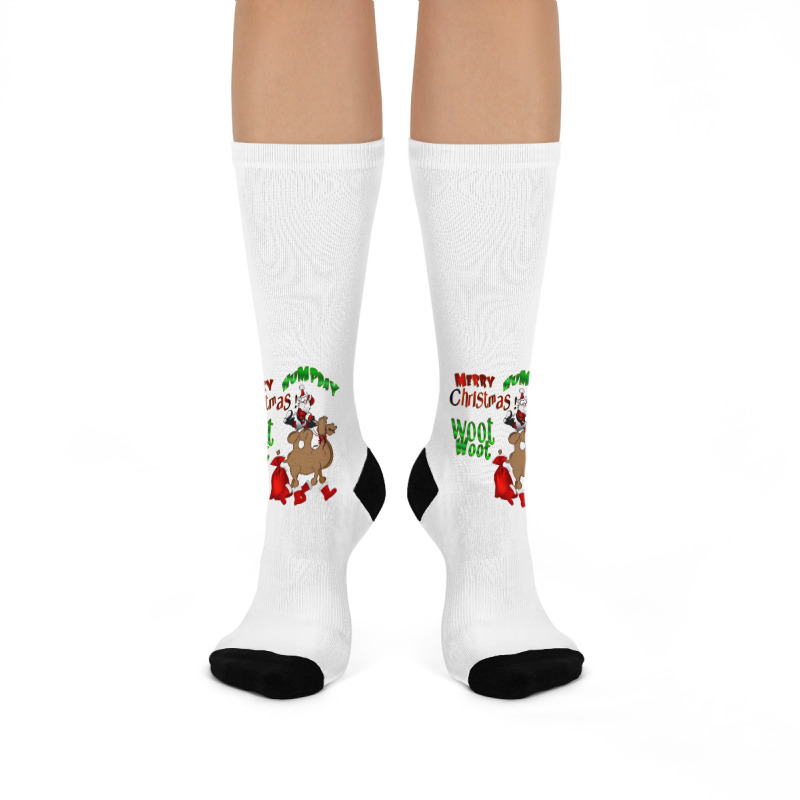 Santa Is Coming To Town Crew Socks | Artistshot