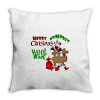 Santa Is Coming To Town Throw Pillow | Artistshot