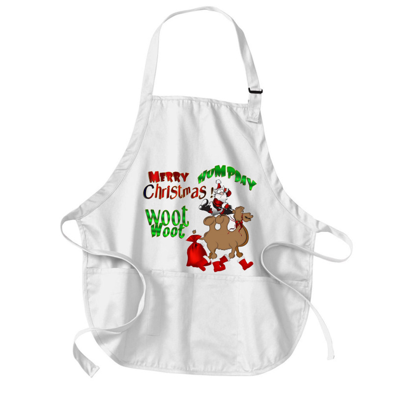 Santa Is Coming To Town Medium-length Apron | Artistshot