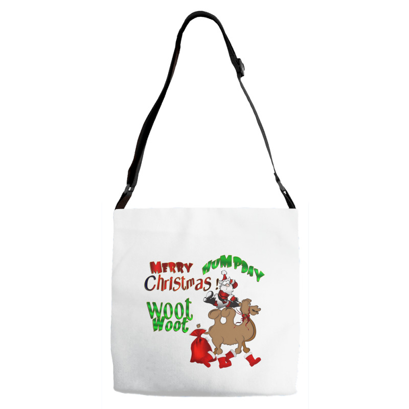 Santa Is Coming To Town Adjustable Strap Totes | Artistshot