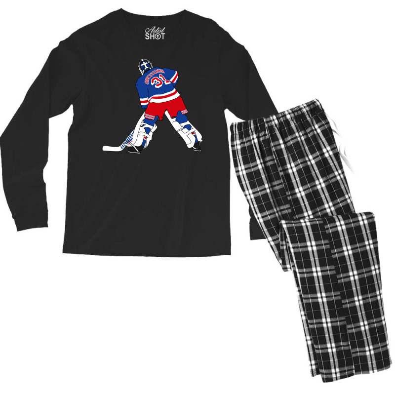 Shesterkin The Goaltender Girl Men's Long Sleeve Pajama Set by almsrikamel6 | Artistshot