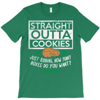 Straight Outta Cookies Blue T-shirt | Artistshot