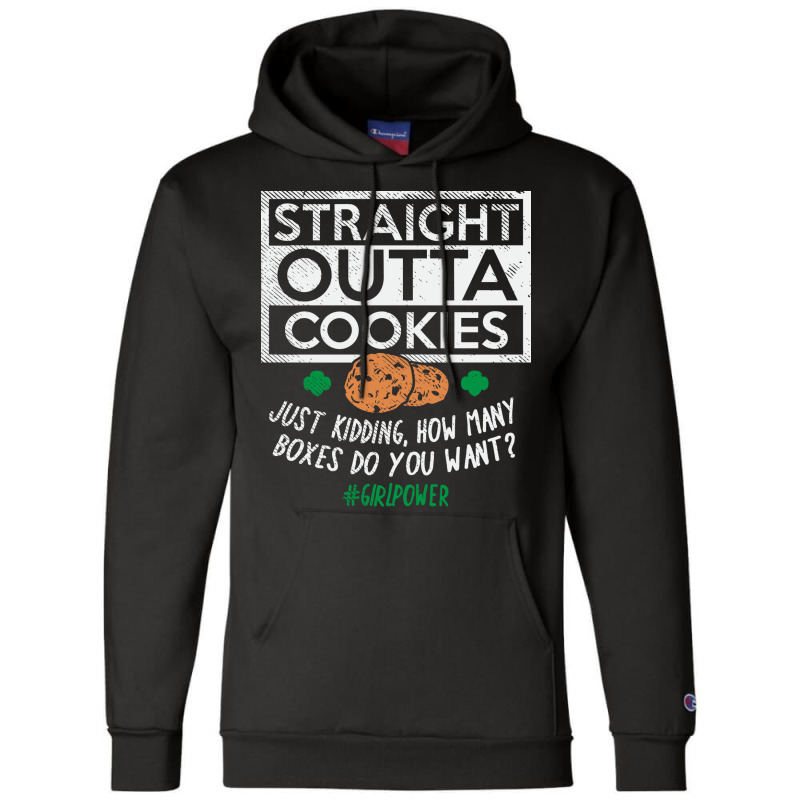 Straight Outta Cookies Blue Champion Hoodie by almsrikamel6 | Artistshot